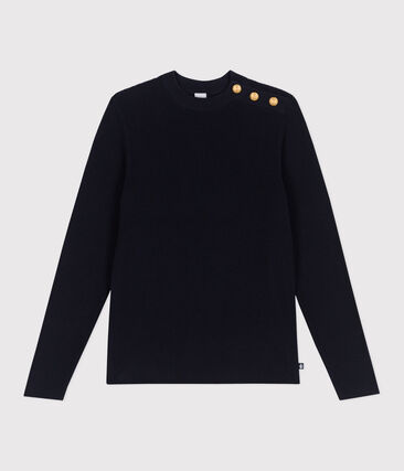 Pull marin femme en coton uni