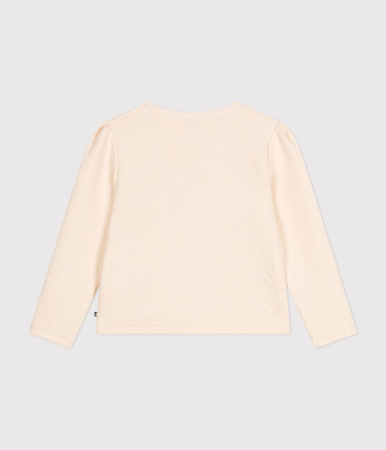 Cardigan en tubique enfant fille écru AVALANCHE
