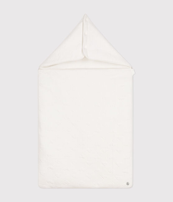 Nid d'ange en tubique bébé blanc MARSHMALLOW
