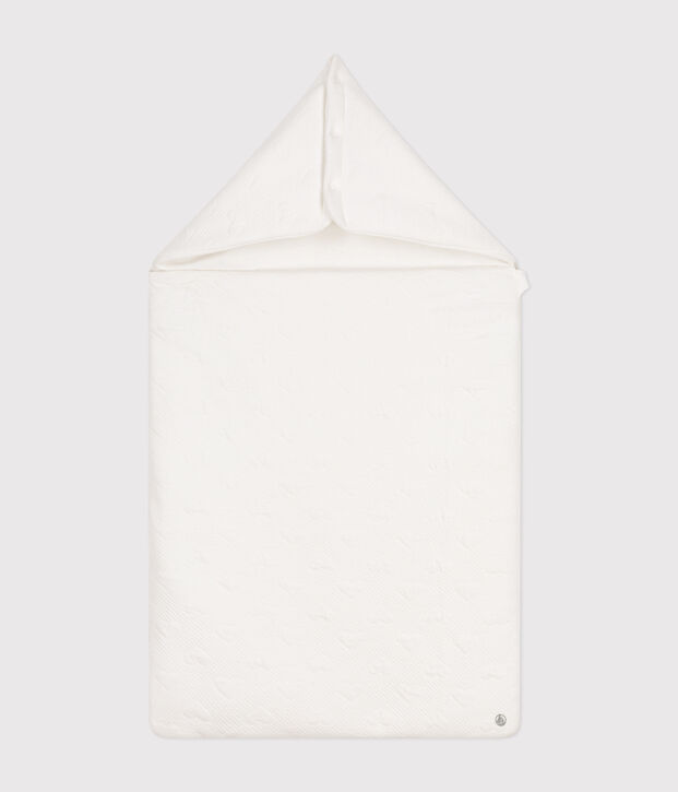 Nid d'ange en tubique b&eacute;b&eacute; blanc