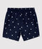 Short de bain en matière recyclée bébé bleu SMOKING/blanc MARSHMALLOW