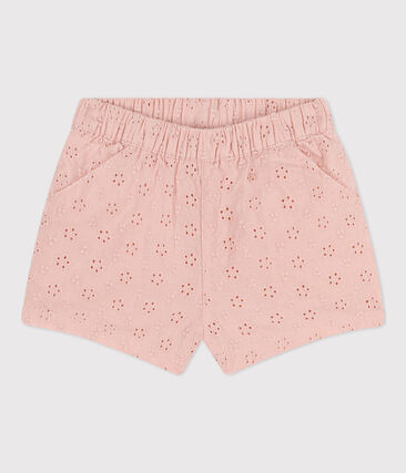PETIT BATEAU - Short bébé en broderie anglaise