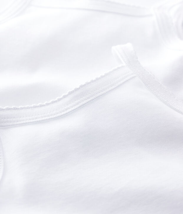 Lot de 2 bodies &agrave; bretelles b&eacute;b&eacute; fille multicouleur