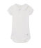 Body bébé fille à col blanc Lait