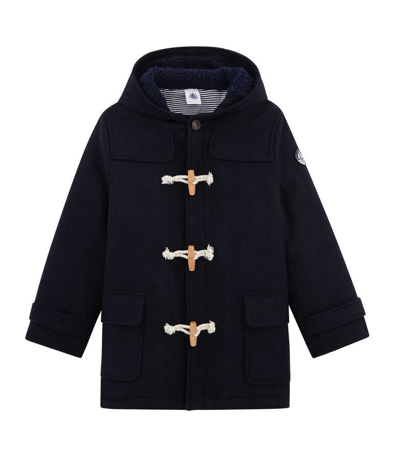Duffle coat enfant gar&ccedil;on bleu SMOKING