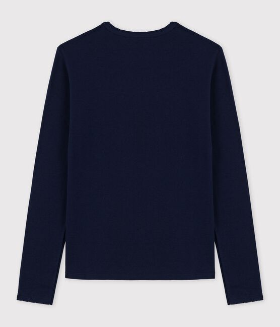 T-shirt iconique cocotte en coton Femme bleu SMOKING