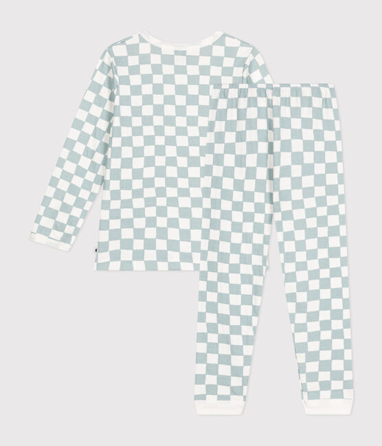 Pyjama en coton imprimé damier enfant MARSHMALLOW/ PAUL