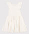 Robe en broderie anglaise enfant fille blanc MARSHMALLOW