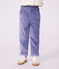Pantalon enfant en velours violet