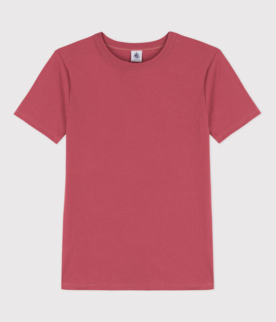 Tee-shirt L'ICONIQUE col rond en coton Femme rose PAPI