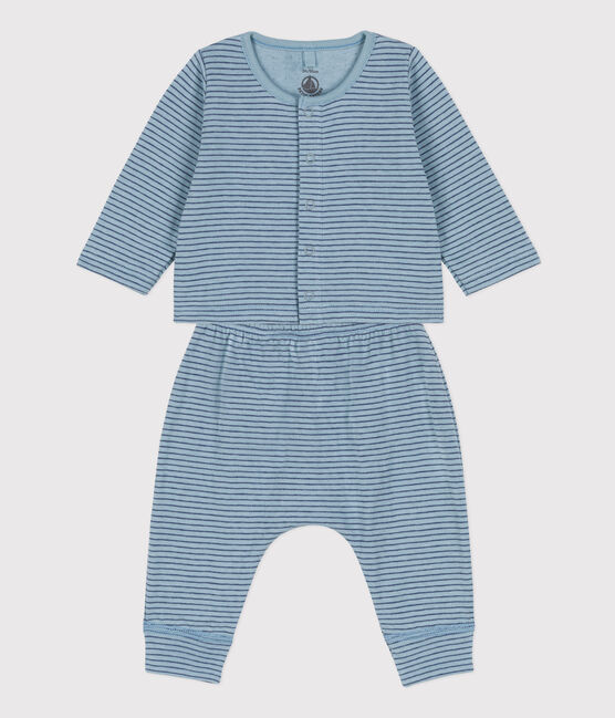 Ensemble rayé en tubique bébé ENNEIGE/ CHALOUPE:ENNEIGE