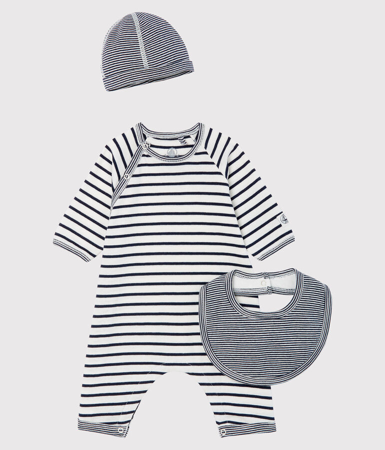 Coffret cadeau 3 pi&egrave;ces b&eacute;b&eacute; mixte multicouleur