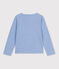 Tee-shirt en coton enfant fille bleu SKY CHINE