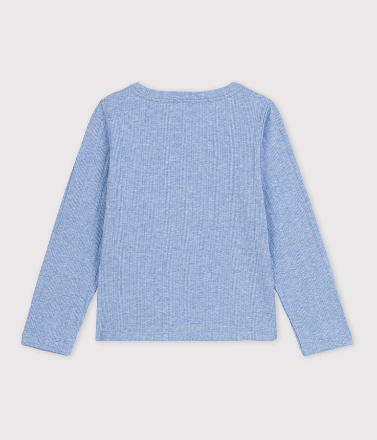 Tee-shirt en coton enfant fille bleu SKY CHINE