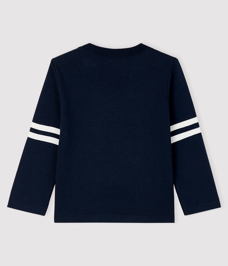 Tee-shirt b&eacute;b&eacute; gar&ccedil;on bleu SMOKING