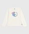 Tee-shirt enfant manches longues en coton imprimé MILK/ MULTICO