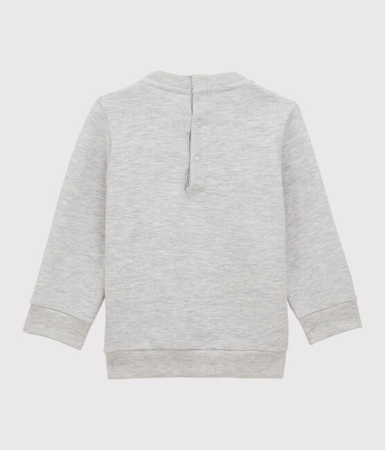 Sweat en molleton bébé gris BELUGA CHINE