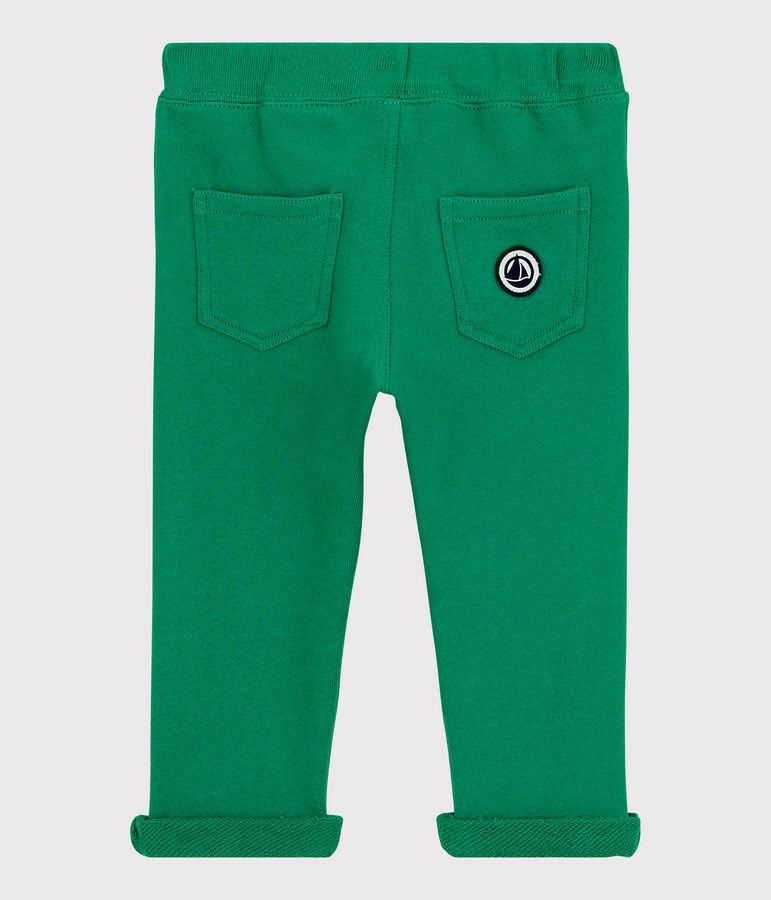 Pantalon en molleton b&eacute;b&eacute;. vert PIVERT