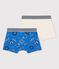 Lot de 2 boxers petit garçon bandana en coton biologique variante 1