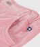 Pantalon enfant en velours rose