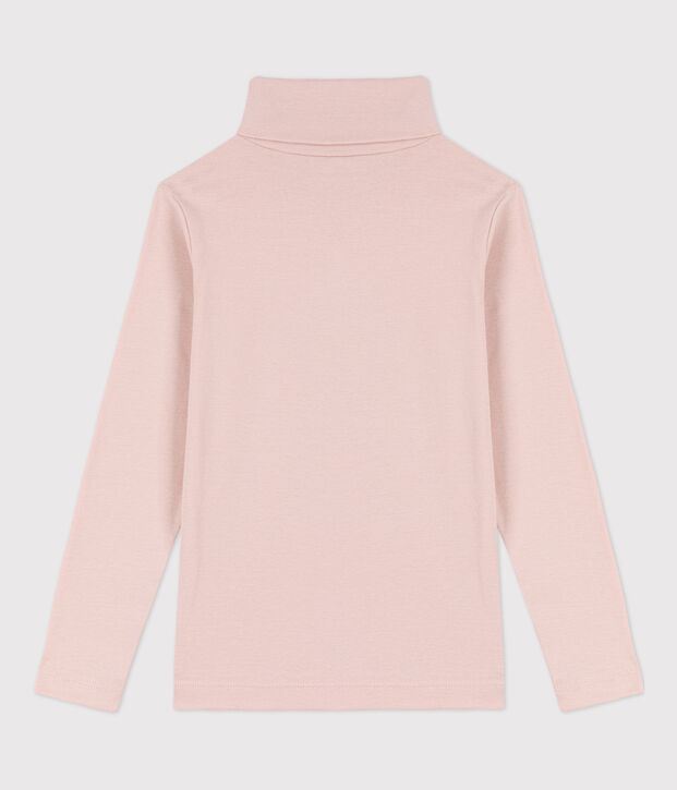 Sous-pull en coton enfant fille / gar&ccedil;on rose