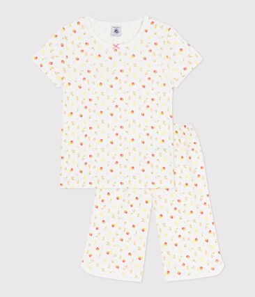 Pyjama capri enfant en coton imprimé fruits
