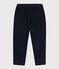 Pantalon en velours côtelé enfant garçon bleu SMOKING