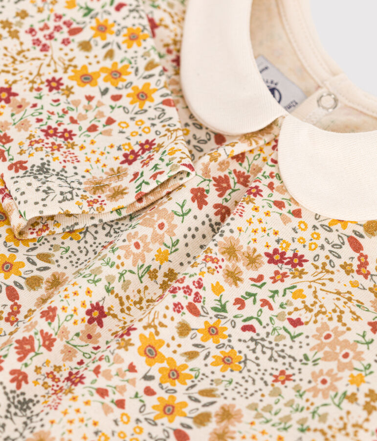 Blouse avec col en coton b&eacute;b&eacute; blanc AVALANCHE/ MULTICO