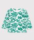 Sweatshirt imprimé végétal en molleton bébé