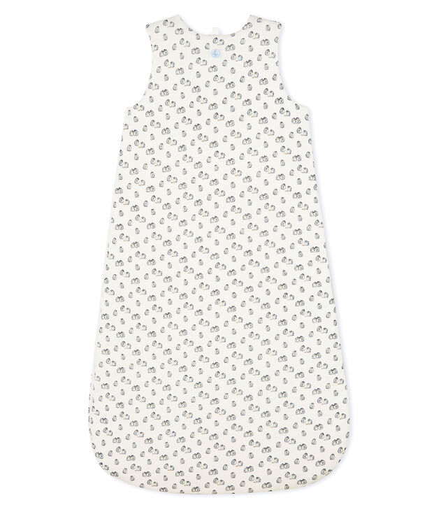 Gigoteuse b&eacute;b&eacute; en velours blanc/gris/multicouleur