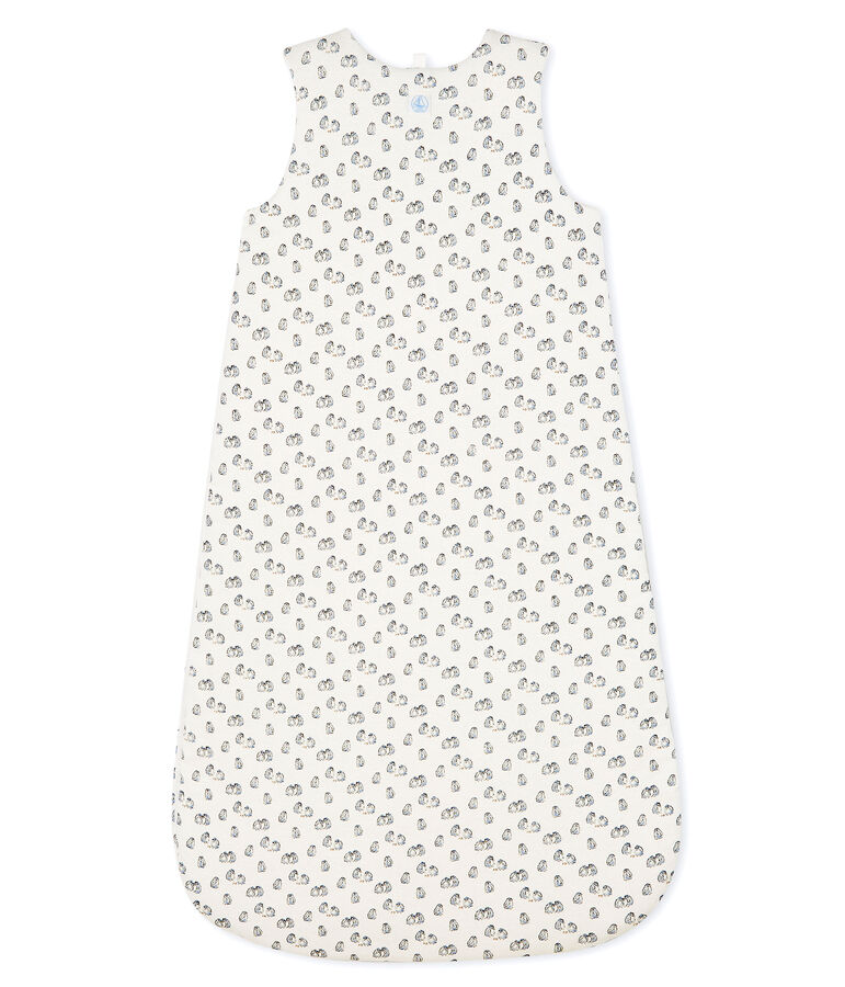 Gigoteuse b&eacute;b&eacute; en velours blanc/gris/multicouleur