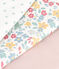 Lot de 3 bodies bretelles fleurs en coton variante 1