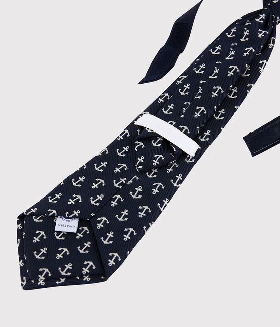 Cravate enfant garçon bleu SMOKING/blanc MARSHMALLOW
