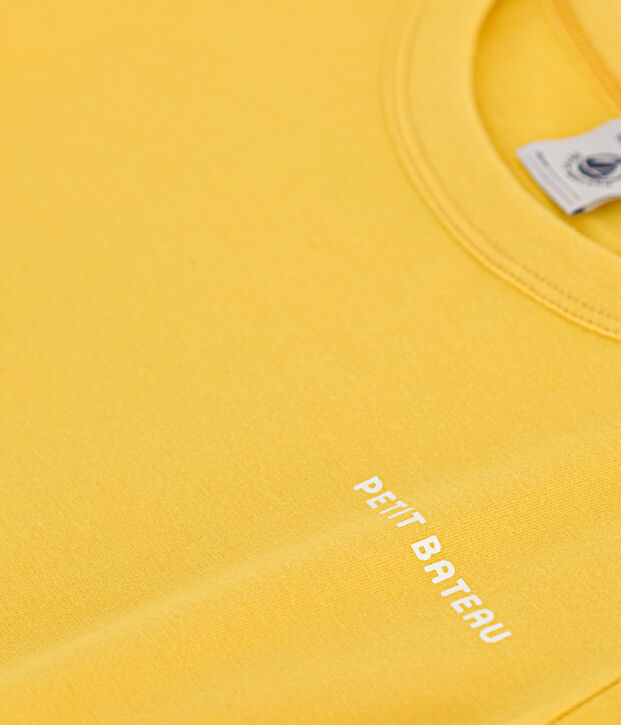 Tee-shirt imprim&eacute; en jersey l&eacute;ger enfant gar&ccedil;on jaune