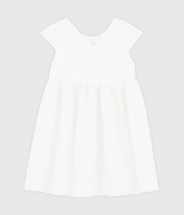 Robe de c&eacute;r&eacute;monie enfant fille blanc