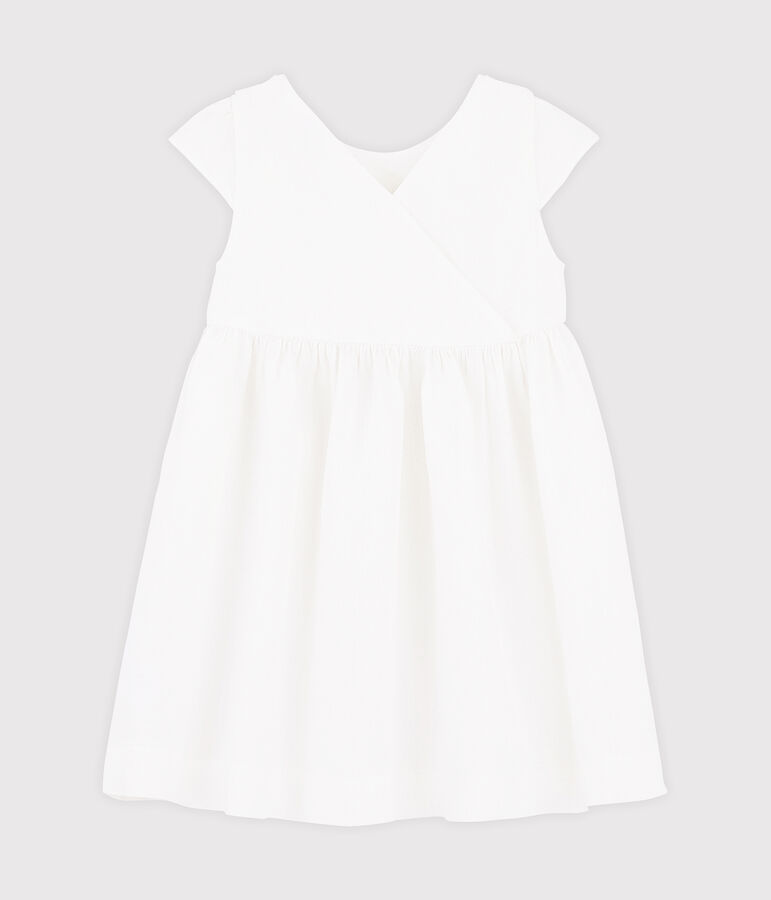 Robe de c&eacute;r&eacute;monie enfant fille blanc