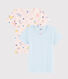 Lot de 2 tee-shirts manches courtes animaux yoga petite fille
