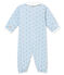 Combisac bébé garçon en tubique imprimé bleu FRAICHEUR/blanc MULTICO