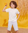 Tee-shirt enfant garcon blanc MARSHMALLOW