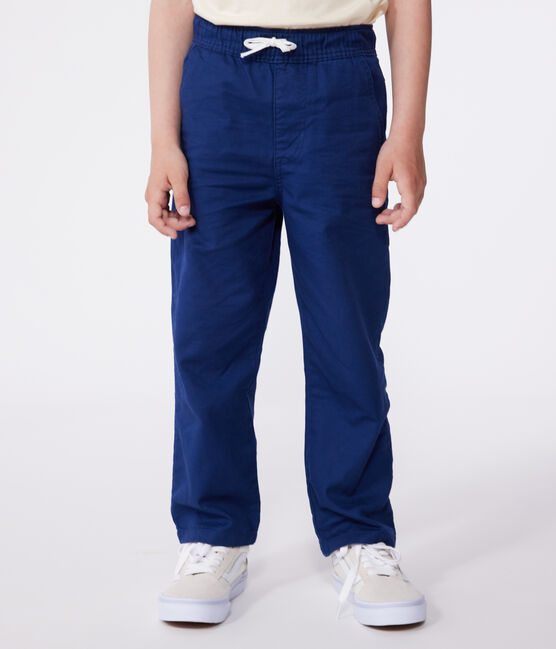 Pantalon enfant en coton bleu MEDIEVAL