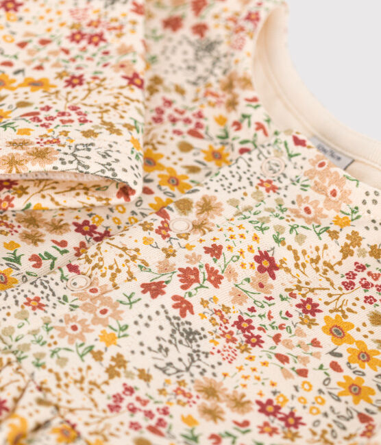Robe manches longues en tubique matelassé bébé blanc AVALANCHE/ MULTICO