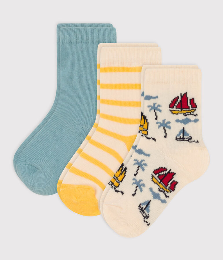 Lot de 3 paires de chaussettes exploratuers en jersey de coton b&eacute;b&eacute; variante 1
