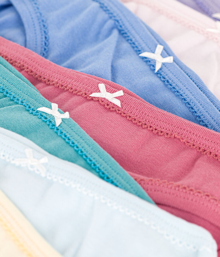 Lot de 7 culottes unies en coton enfant variante 1