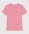 Tee-shirt Femme l'Iconique en coton rayé rose PEONIA/ MARSHMALLOW
