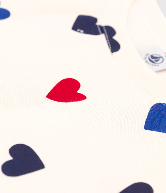 Tee-shirt L'ICONIQUE col rond en coton Femme blanc AVALANCHE/ MULTICO