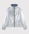 Coupe-vent chaud recyclé femme/homme gris ARGENT