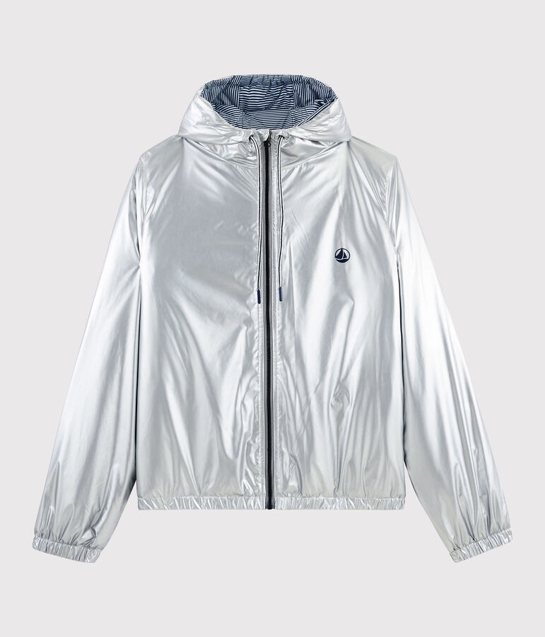 Coupe-vent chaud recycl&eacute; femme/homme gris