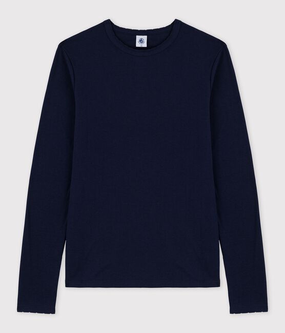 T-shirt iconique cocotte en coton Femme bleu SMOKING