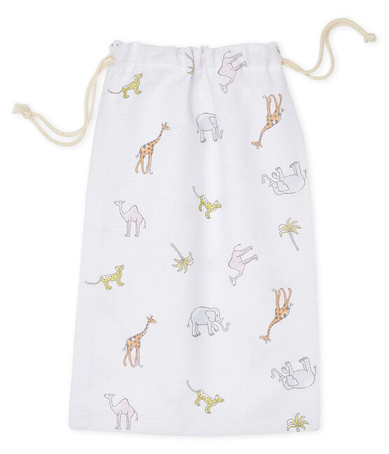 Pochon imprimé animaux rose ROSE
