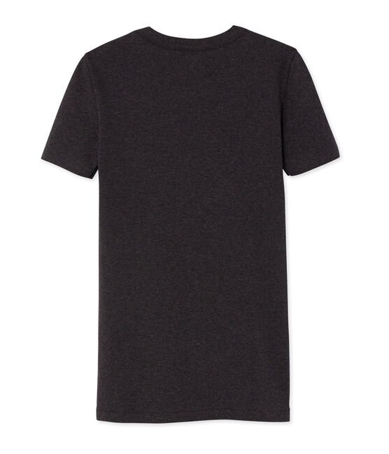 Tee shirt femme manches courtes gris CITY CHINE